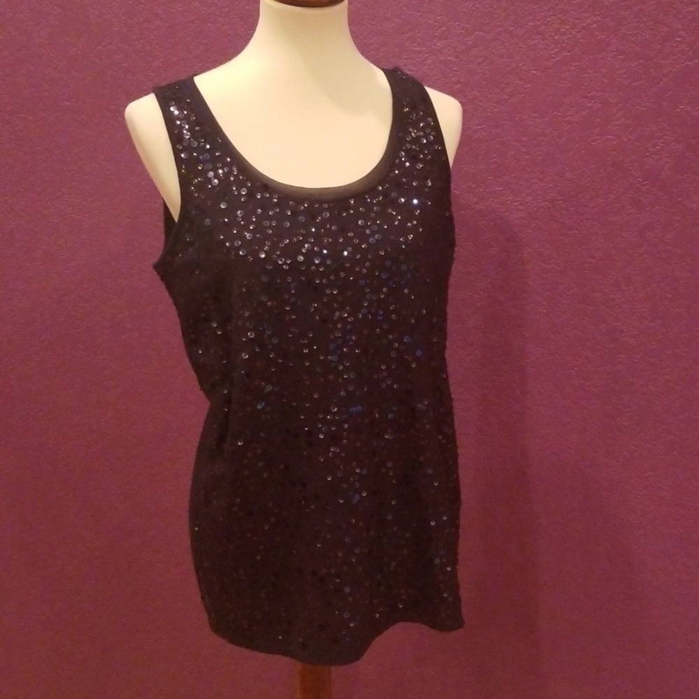Stylus Sequin tank